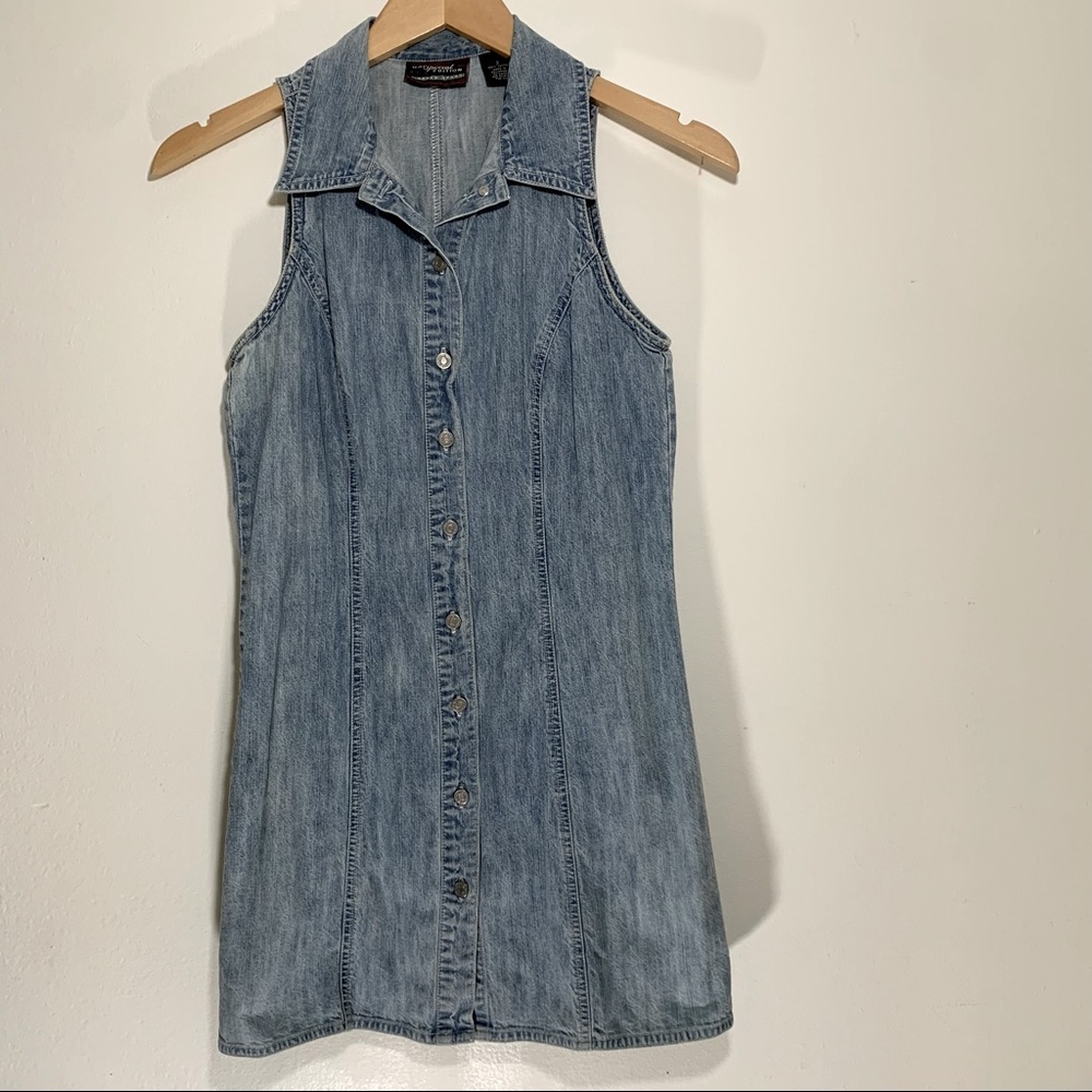 GAP vintage jean mini dress